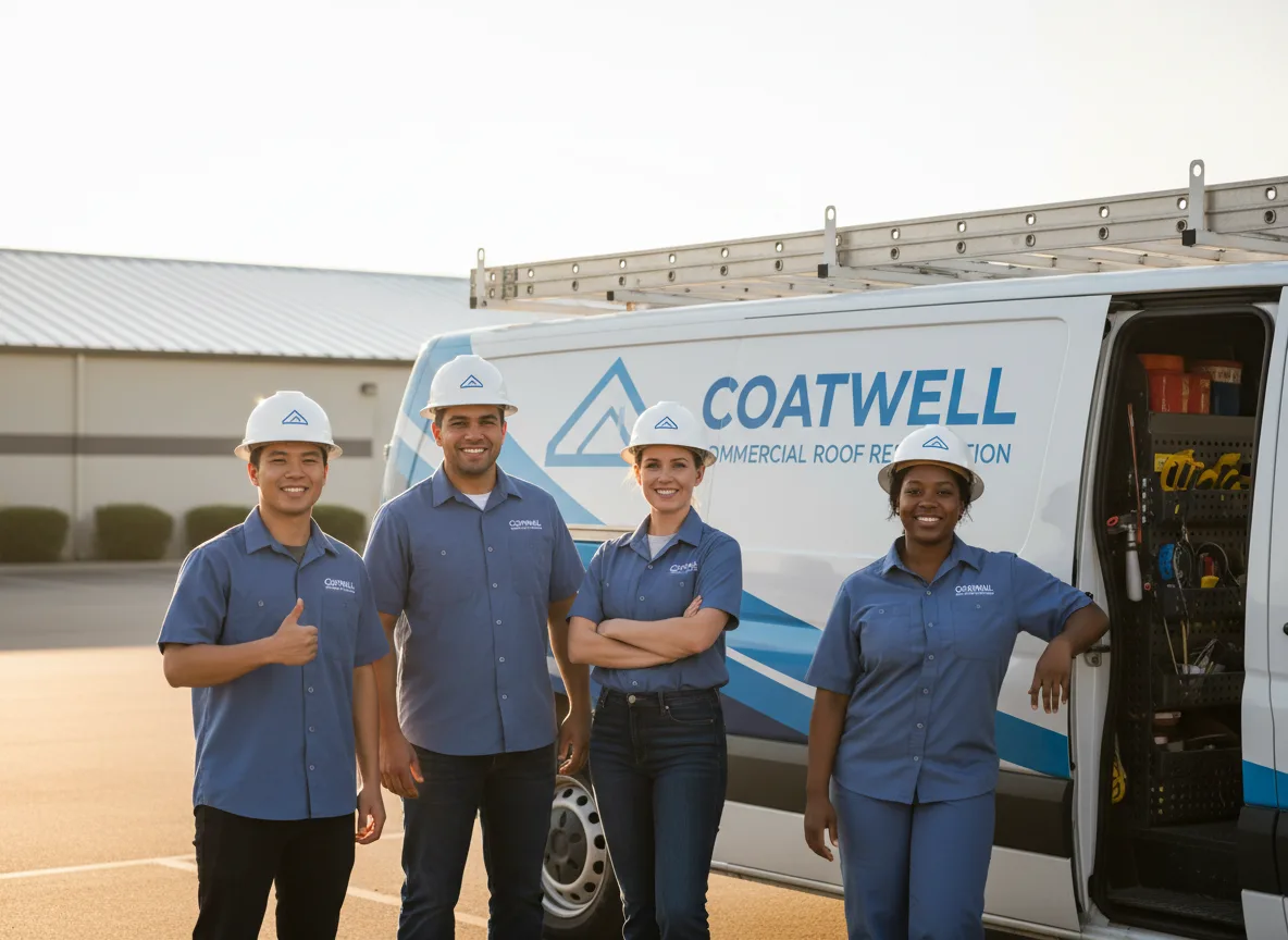 Commercial roof coating company in Chico, TX